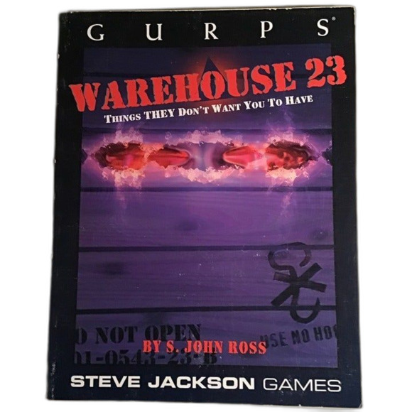 GURPS Warehouse 23 Things They Don't Want You To Have Steve Jackson Games - Picture 1 of 2